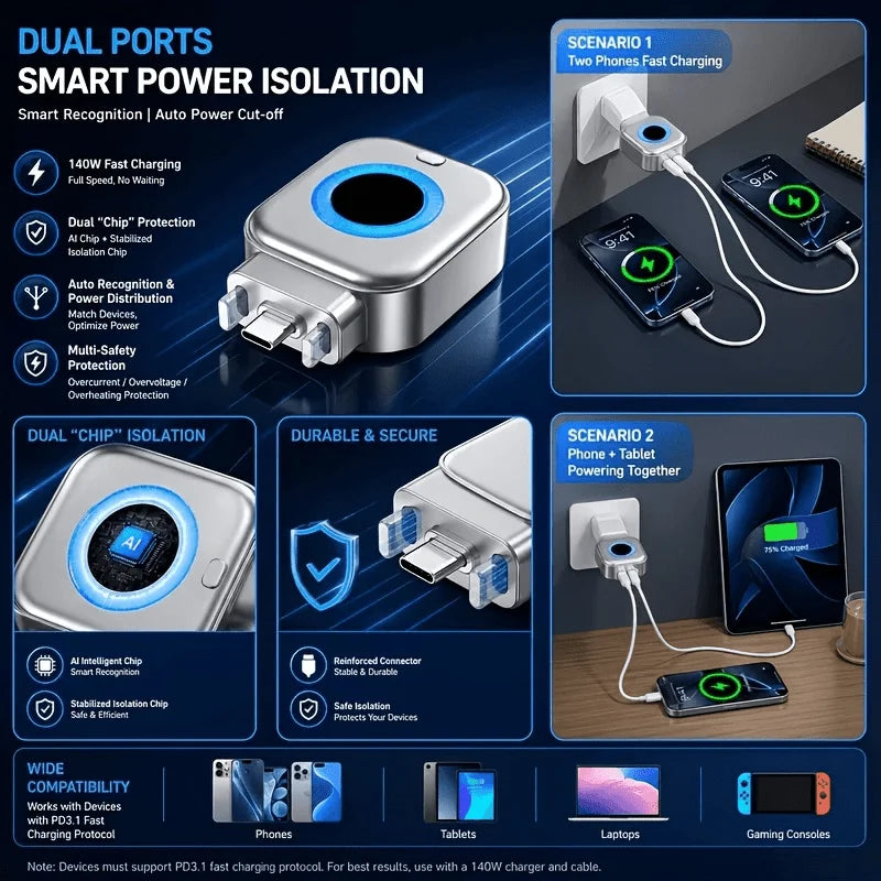 Adaptador USB-C detalle